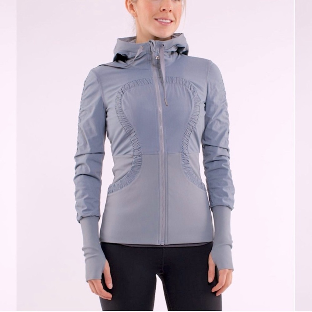 Lululemon Dance Studio Reversible Hooded Jacket Light Purple size 8
